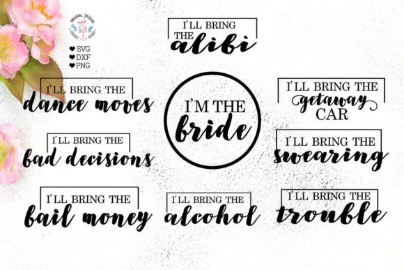 Celebrate in Style with the Wedding Party Font Collection