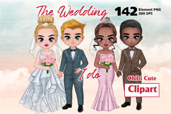 Creating Joyful Moments with Wedding Chibi Clipart