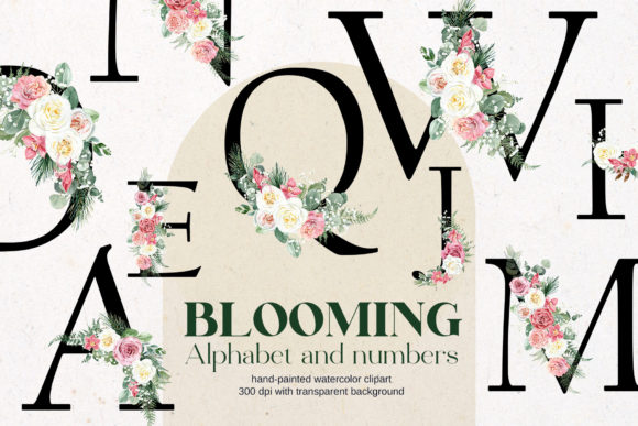 Floral Wedding Alphabet: Where Botanicals Meet Typography