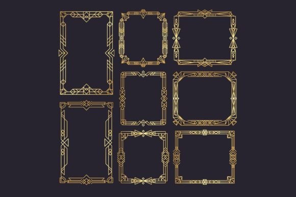 Golden Age Glamour: Using Art Deco Frames in Modern Design