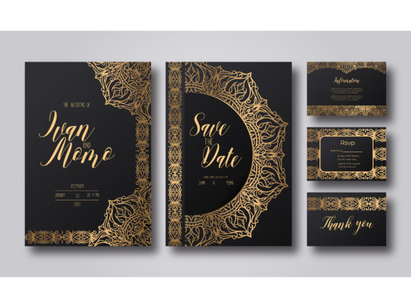 Gradient Golden Luxury Wedding: A Typeface for Elegant Occasions