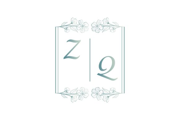 Monogram Letter Couple Wedding: Elegant Design Assets