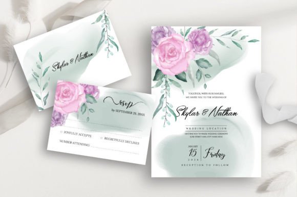 Rose Floral Foliage Wedding Invitation: A Designer's Guide