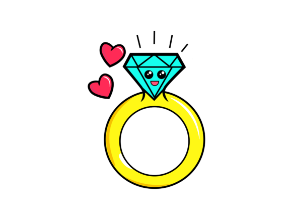 Valentine's Wedding Ring Illustrations: A Designer's Multi-Use Asset