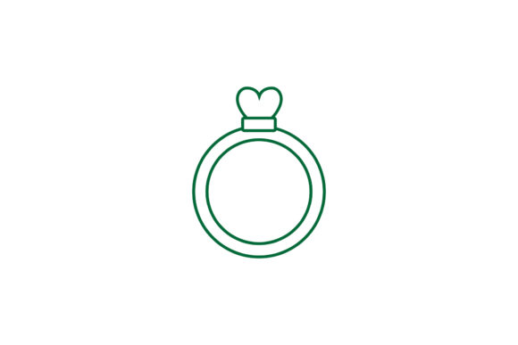 Wedding Ring Line Flat Icon: Design Uses & File Formats