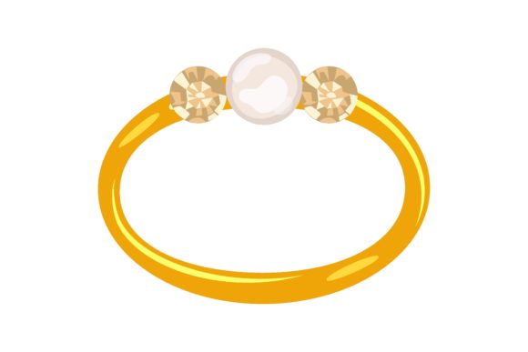 Wedding Ring with Pearls and Emerald. Ca: A Touch of Timeless Elegance